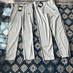 2 Grey Nike Baseball Pants