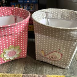 Pottery Barn Kids Canvas Toy Totes