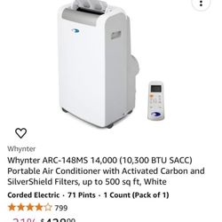 Portable AC Unit With Remote 