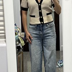 Express Button Up Blouse - Excellent Condition