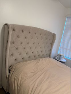 Queen bed frame living spaces