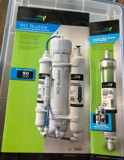 RO Buddie Reverse Osmosis System & Di Color Changing Mixed Bed Resin Cartridge 21 cu In