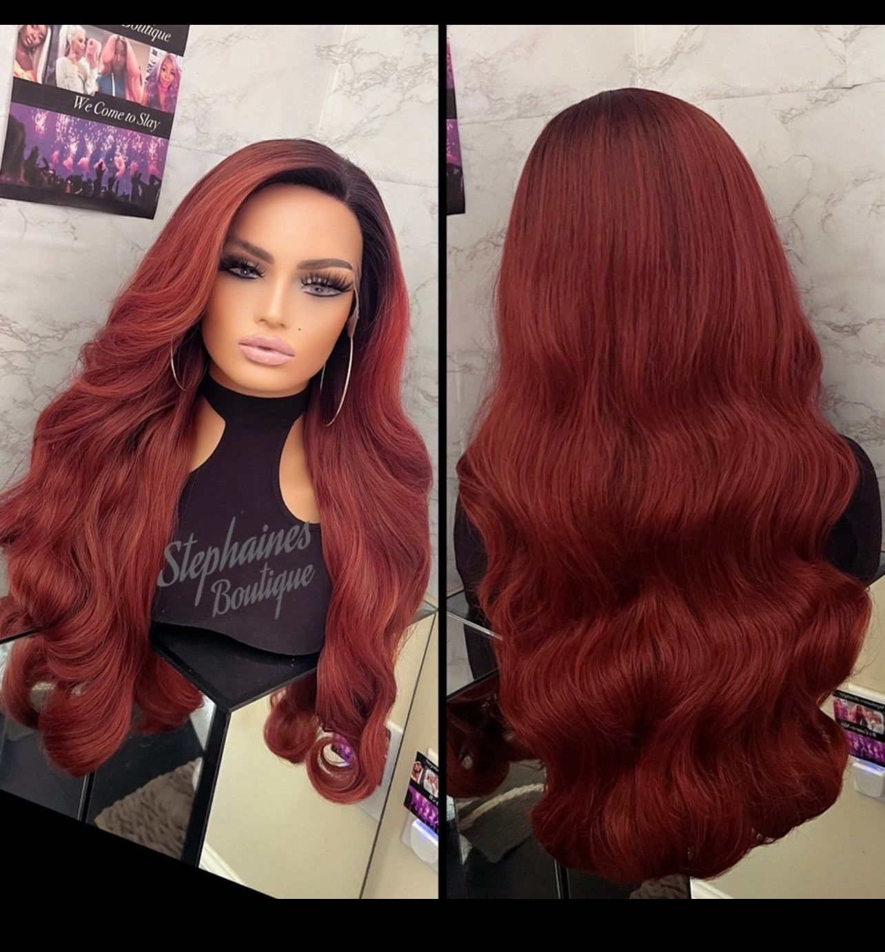 Human Hair Blended Lace Front Wig