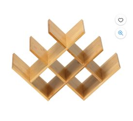 Wood 8 Bottle Wine Rack  