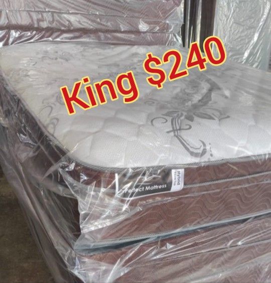 New Queen Pillow Top 