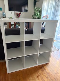 IKEA Kallax 9-Cube Shelf - White