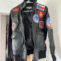 Top Gun Women’s Faux Leather Jacket 
