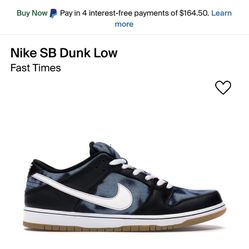 Size 8m   Nike Sb Dunk Low 2015