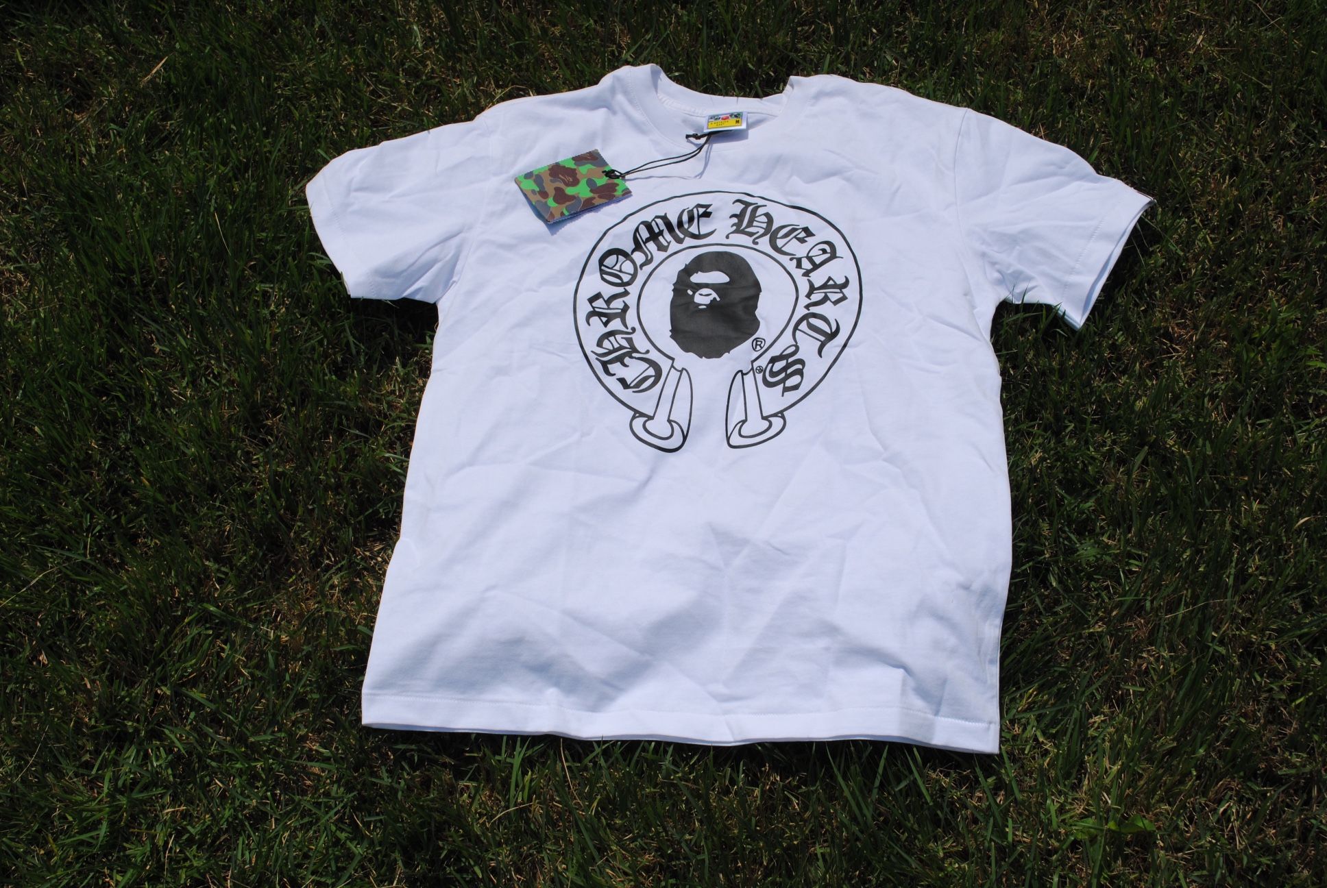 Bape x Chrome Hearts Logo Tee