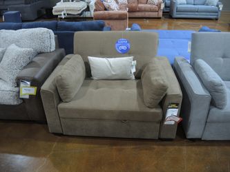 Main & Co. Nantucket Twin Sleeper Sofa - Cappuccino | Pull-Out Couch | Hide-A-Bed