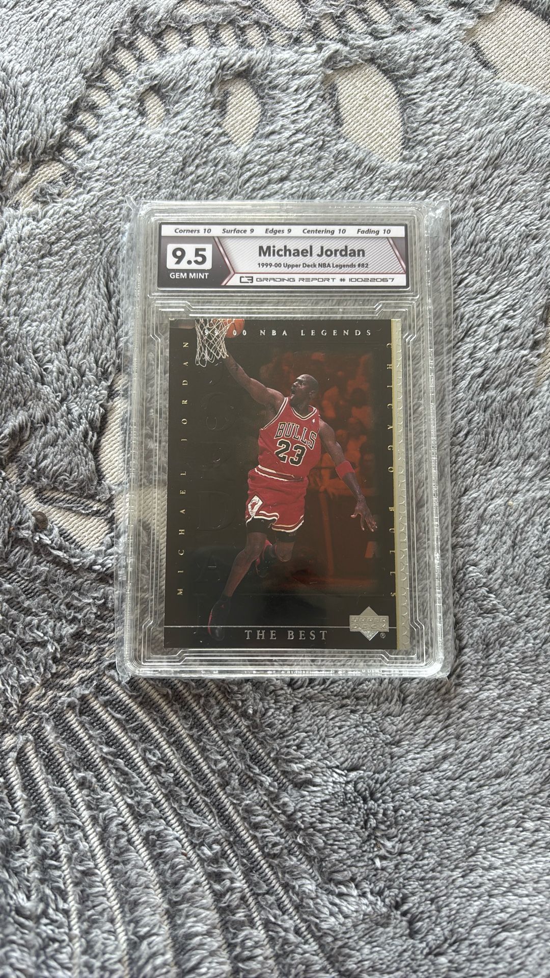 Michael Jordan Graded 9.5