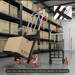 NEW Heavy Duty, Telescopic,  Stairclimbing Hand Truck/Dolly/Cart (500lbs)