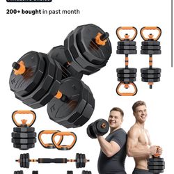 5 In 1 Adjustable Dumbbell Set 