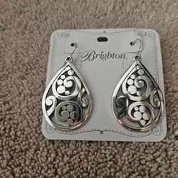 Brighton Contempo Cut Out Earrings. New