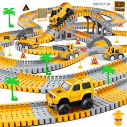 253 PCS Construction Race Tracks