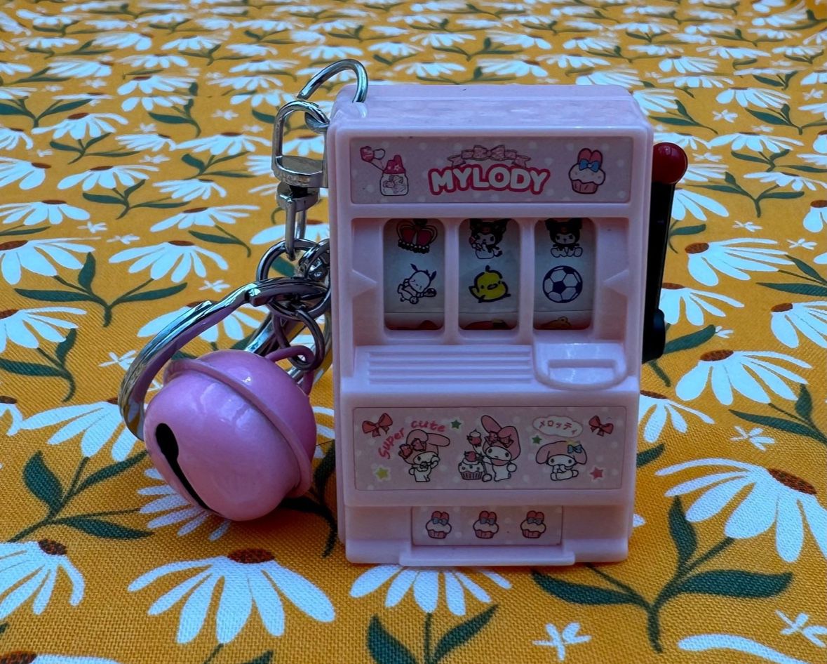 New “My Melody” Kawaii Slot Machine Keychain!!!