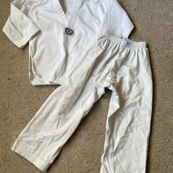 White Taekwondo Gi Outfit