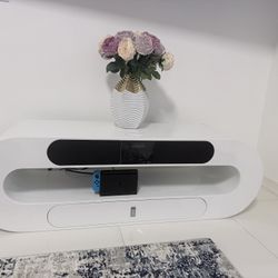 TV Stand With Bluetooth Speaker 