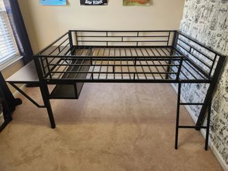 Mid loft full bed frame