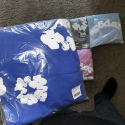 “Royal Blue” Denim Tears The Cotton Wreath Hoodie 