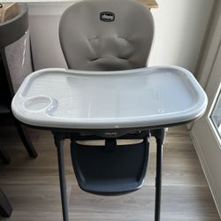 Chicco Highchair Taupe