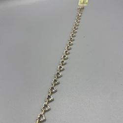 10kt Gold Diamond Ladies Bracelet
