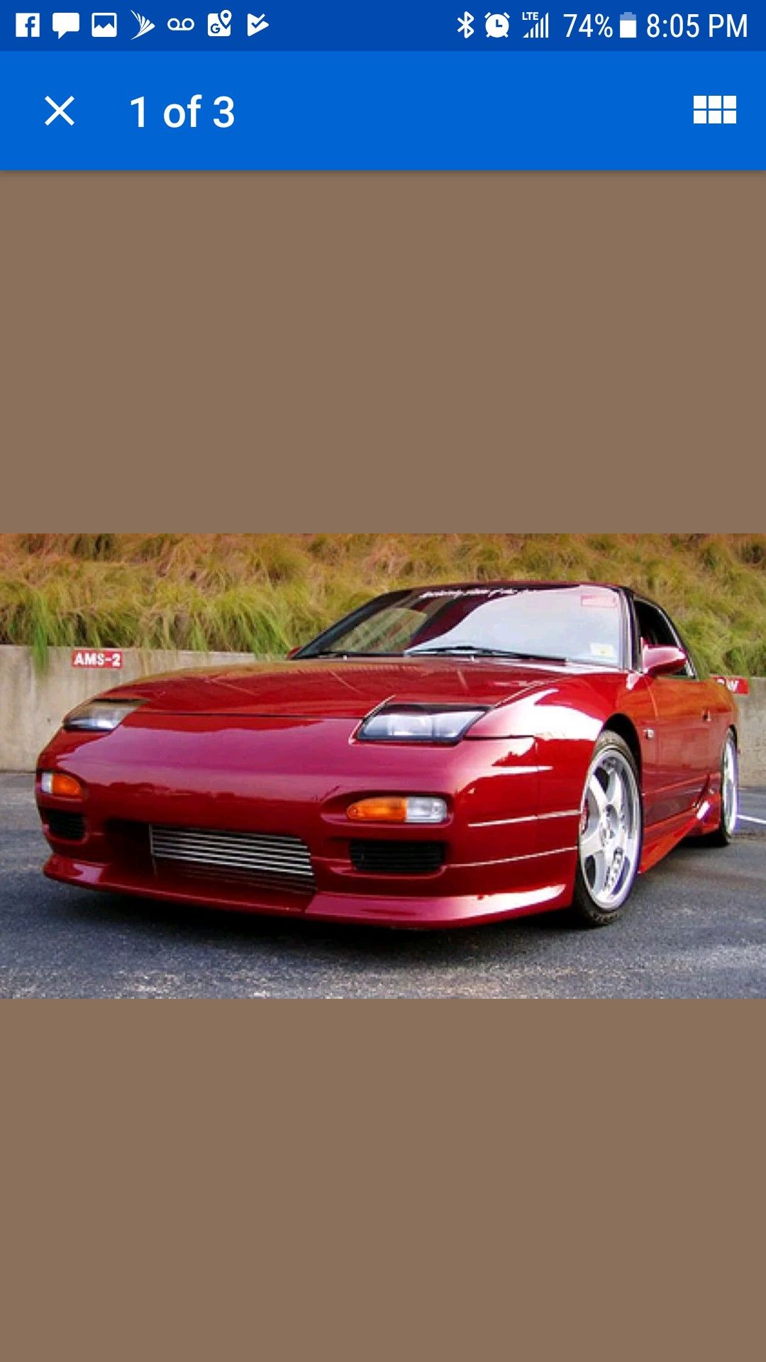 East Bear 240sx s13 front lip