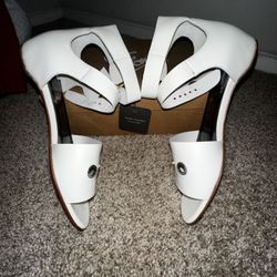 White Christian Louboutin Pikolino sandals #Louboutin