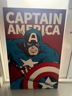 Captain America  / Spider-Man and Iron Man Marvel Canvas Wall Art