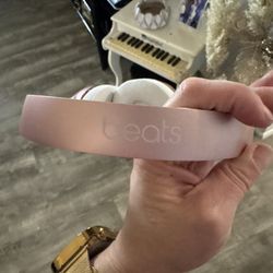 Beats Solo 3 Wireless Headphones Rose Gold Pink – Tested Works Great 🎧