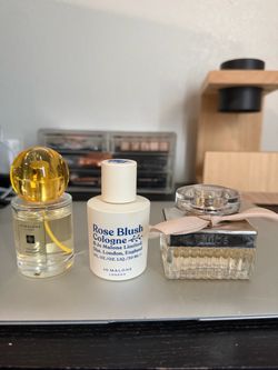Jo Malone rose/ yellow hibiscus/Chloe cologne 30ml full size