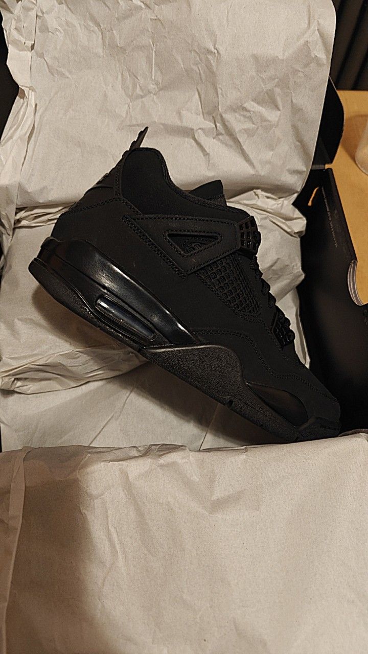 Jordan 4 Black Cat 2025 Size 9.5