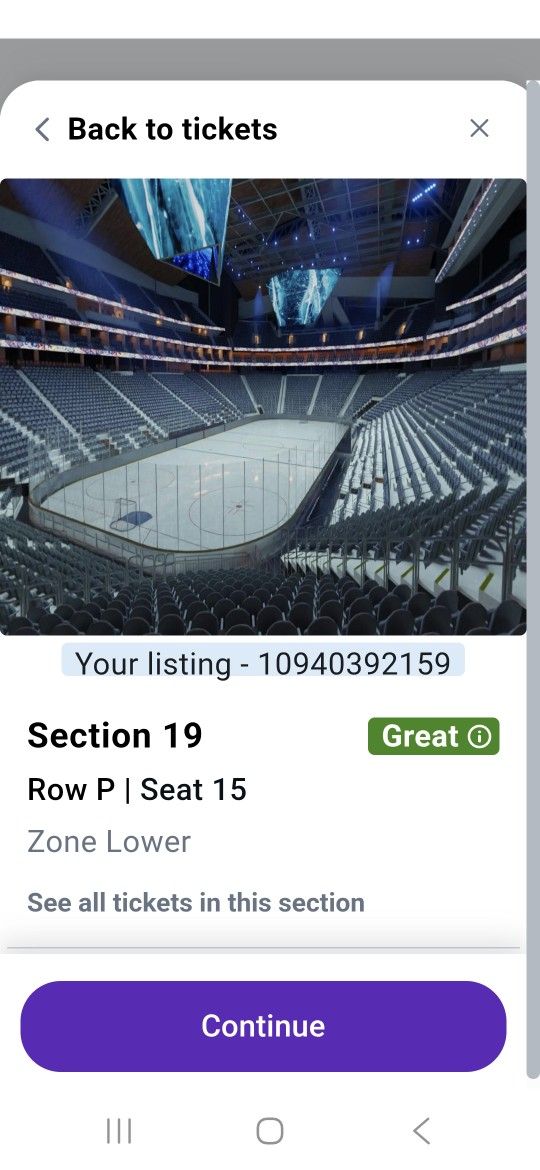 Seattle KRAKEN vs Dallas Stars 1 Ticket Lower Bowl