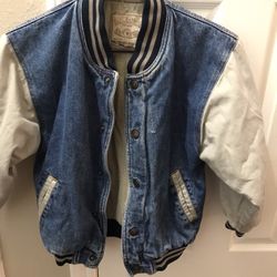 Boys Denim Coat With Pockets And Snaps