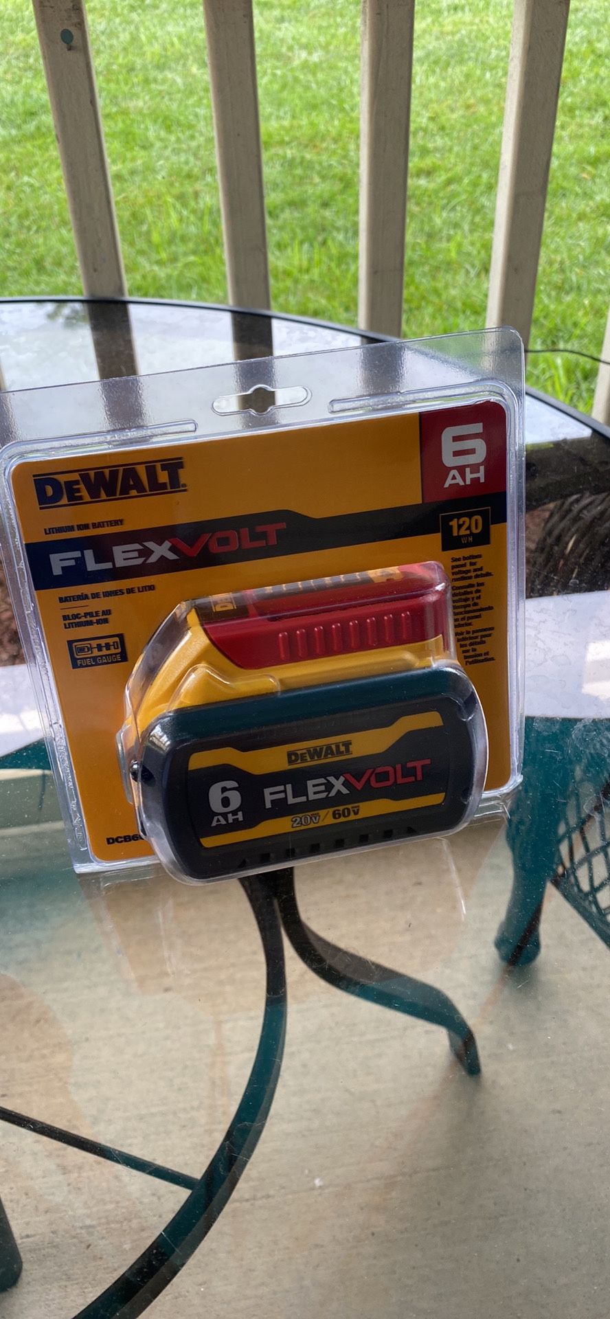 DEWALT FLEXVOLT 20-Volt/60-Volt MAX Lithium-Ion 6.0Ah Battery Pack