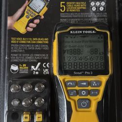 ⚡️ Klein Tools Scout® Pro 3 Cable Tester Kit – NEW! ⚡️