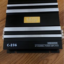 3,800 Watt Amp