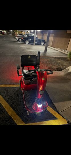 Red Electric Mobility Scooter