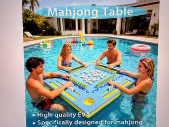 Brand new floating mahjong table for pool