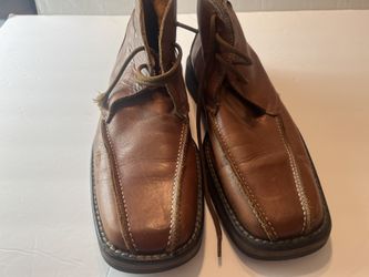 Brown Men Dress Boots Size 10.5