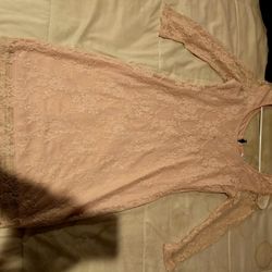 PRICE REDUCED!! Super Cute Pink Lacey Dress