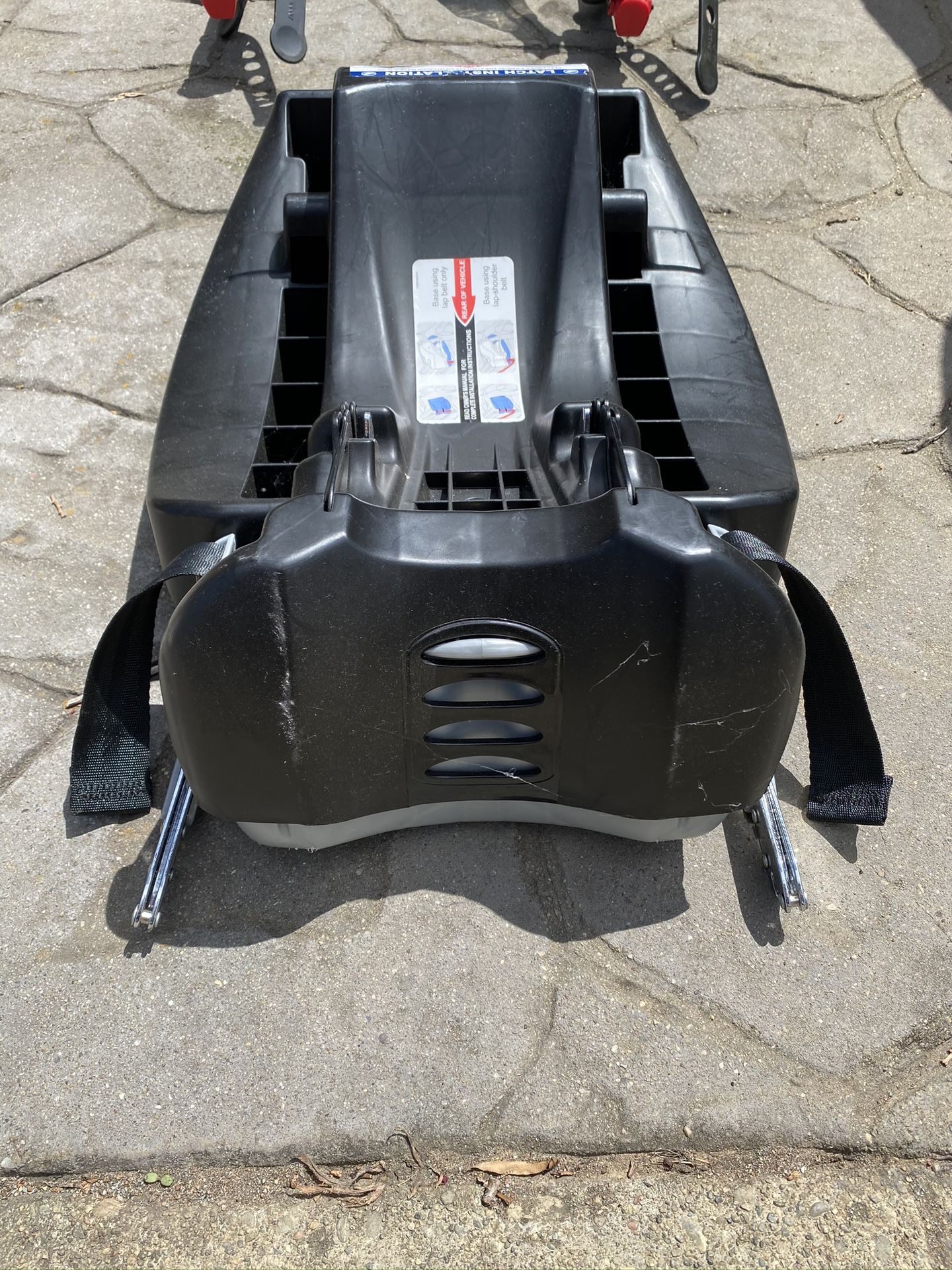 Infant car seat base