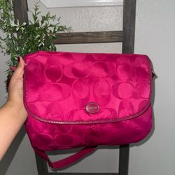 Pink Coach bag