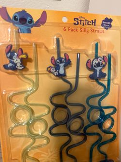 Disney Stitch 6 Pack Silly Straws