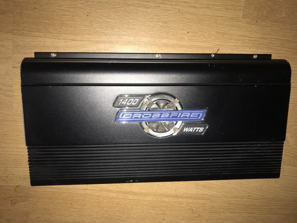 CROSSFIRE XP6004 4 CHANNEL AMPLIFIER ~ RARE OLD SCHOOL SOUND QUALITY!