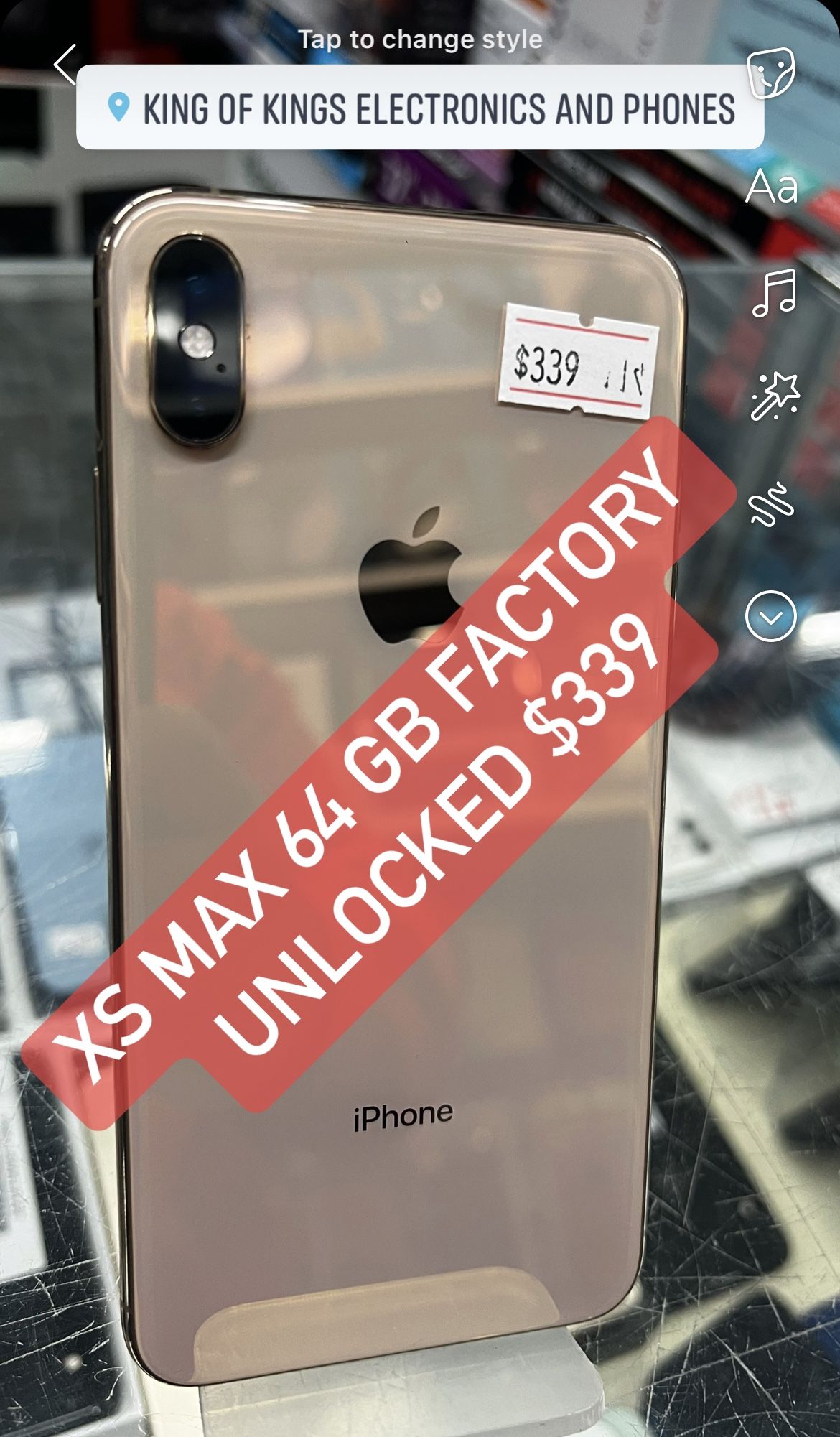 Xs Max $339