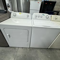 Amana Set Washing Machine & Electric Dryer