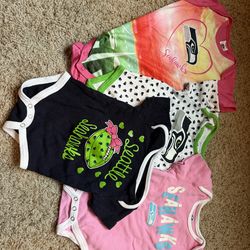 6-9 month Seahawks onesies