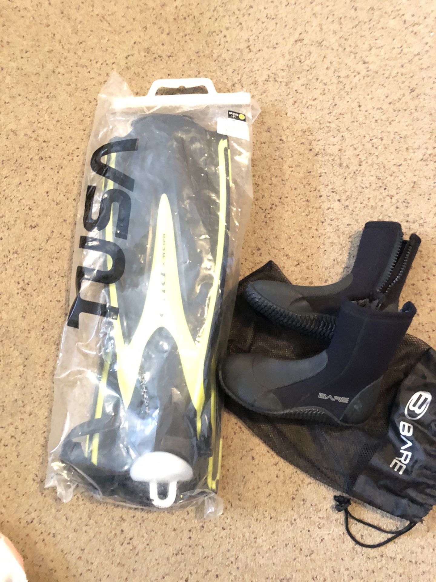 Cold Water Diving Boots and Fins unisex