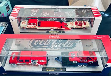 M2 Machines Coca-Cola Diecast Set Lot of 2